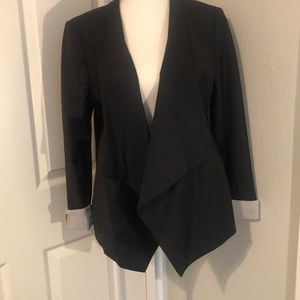 BCBGMAXAZRIA Blazer w/Jersey Detail